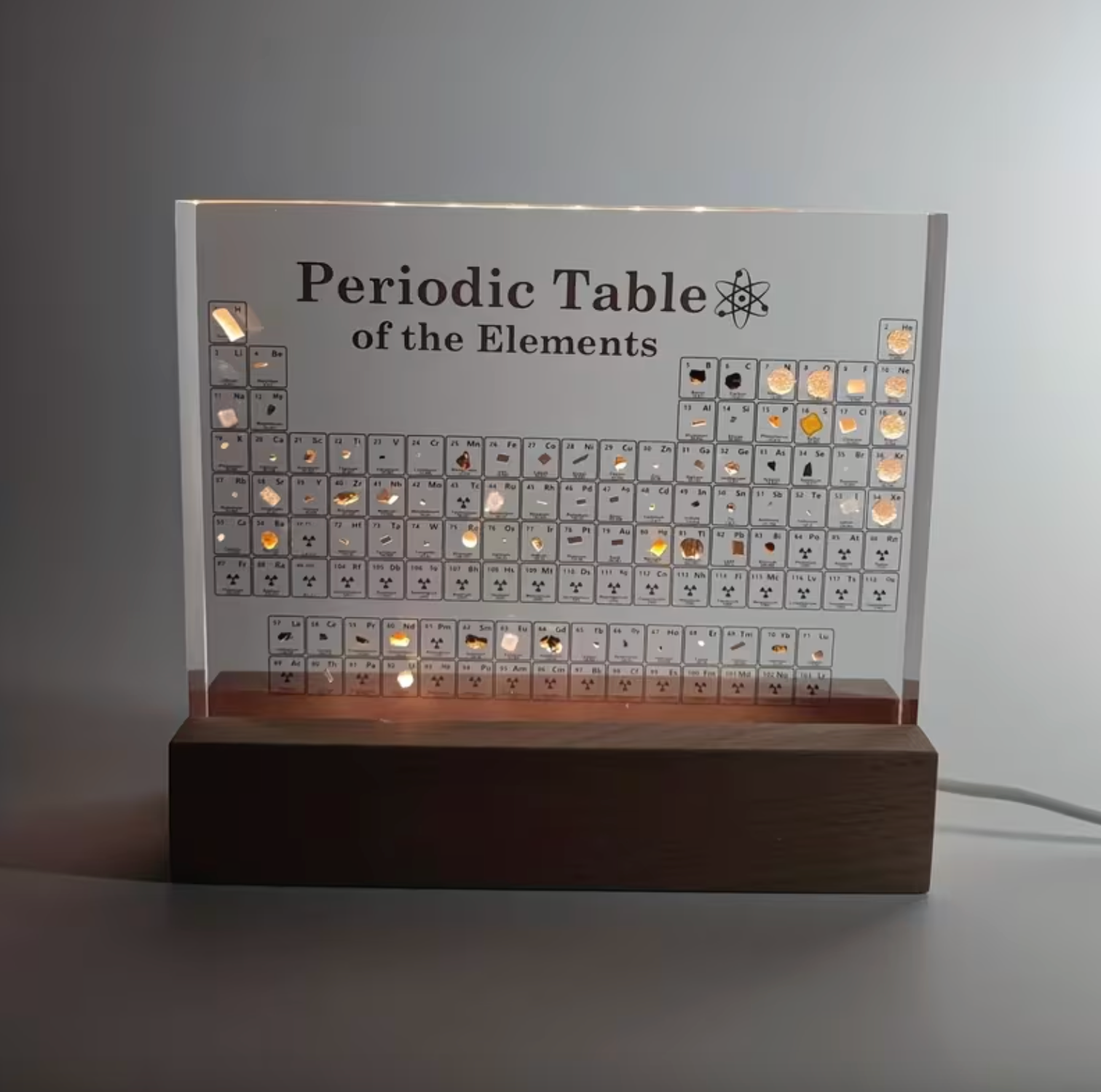 ElementaGlow™ – Real Elements Table Lamp