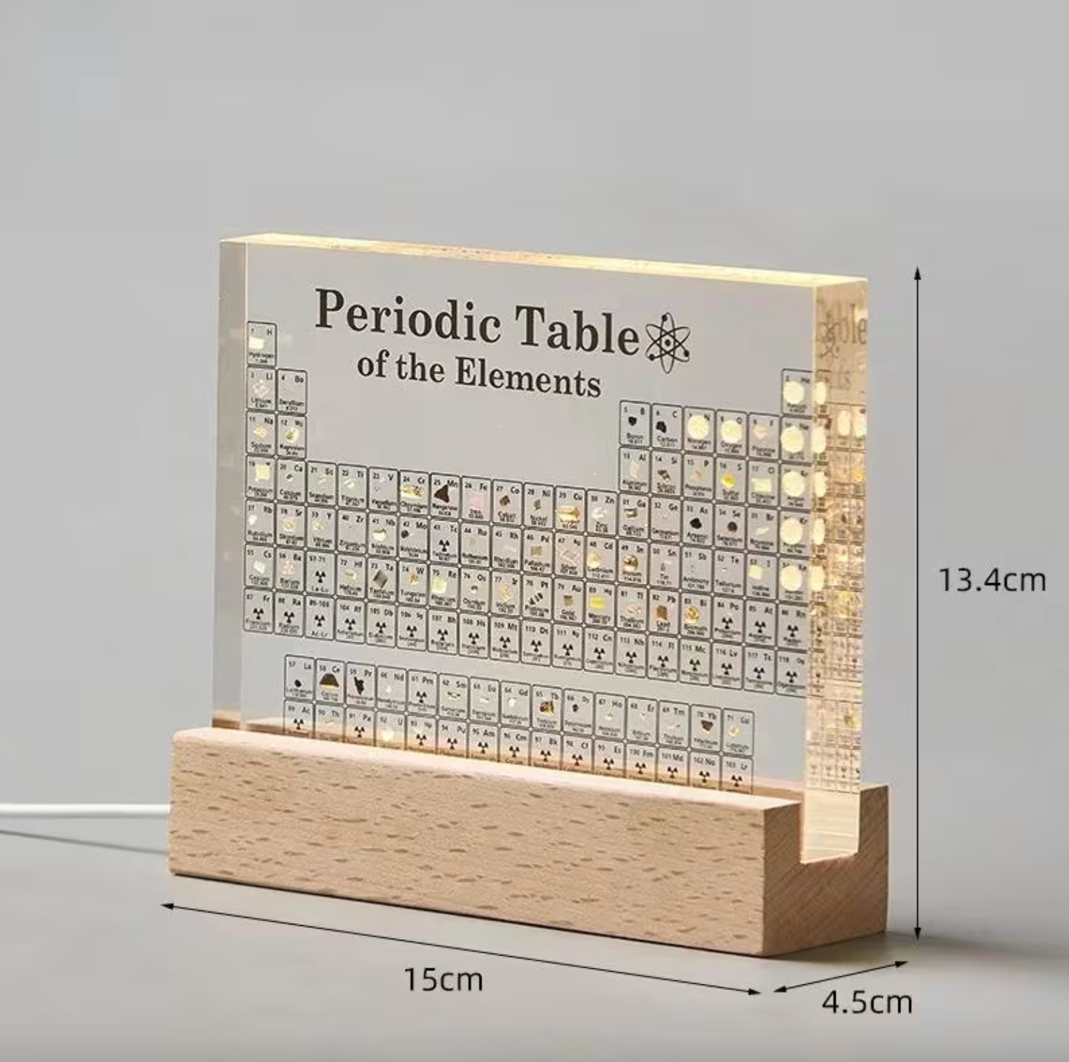 ElementaGlow™ – Real Elements Table Lamp