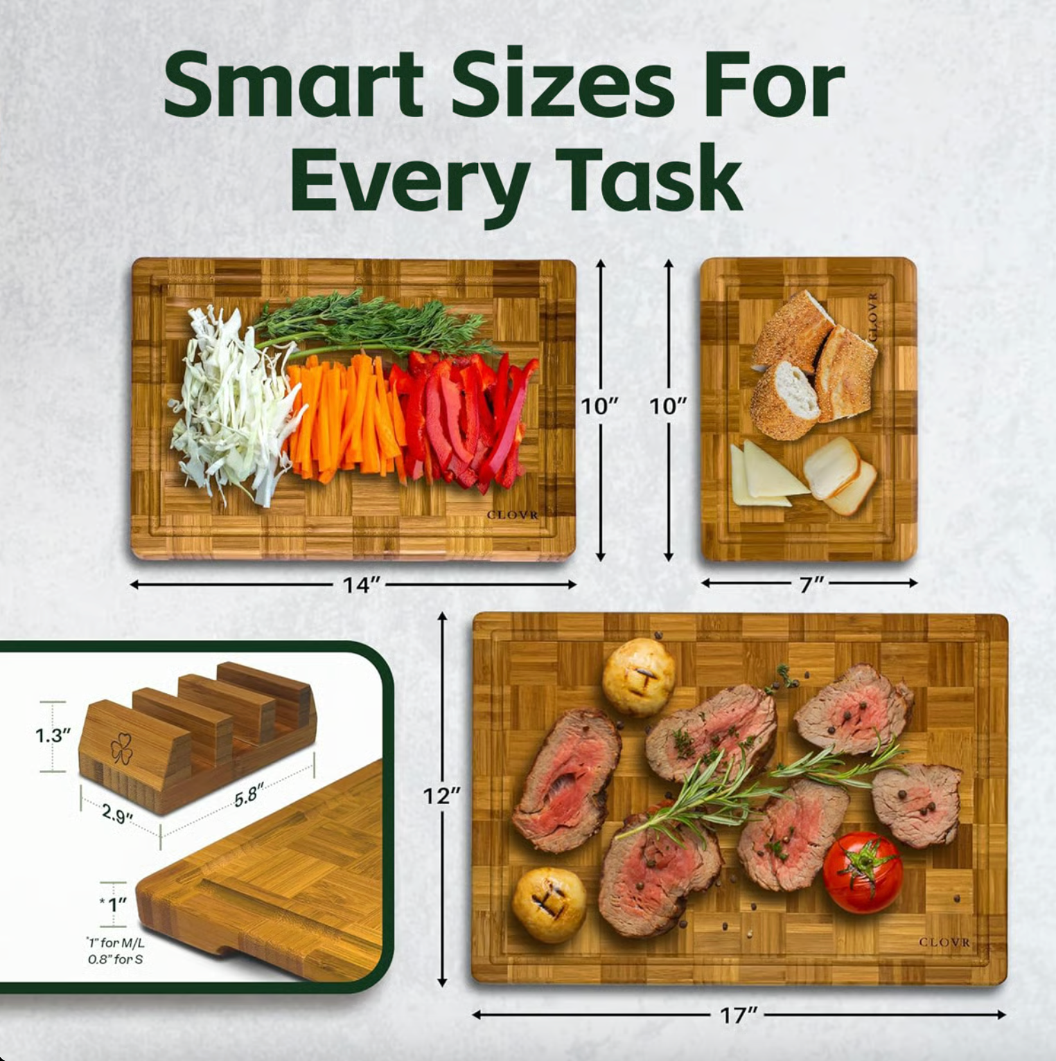 BambooPro™ Chef Board Trio