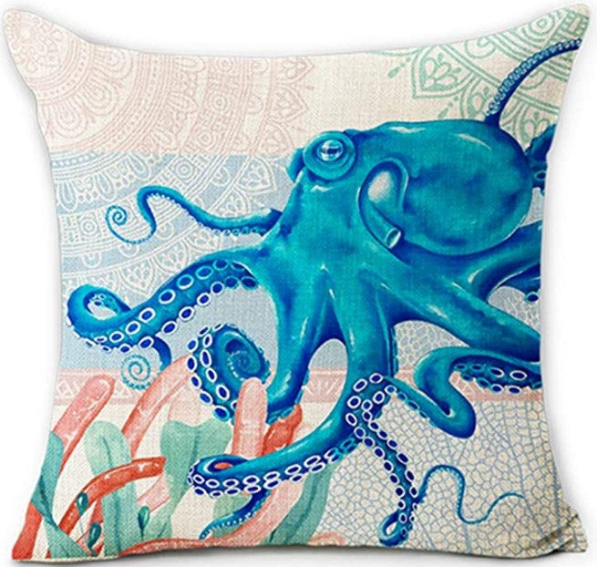 Aquatic Cushion Covers Octo