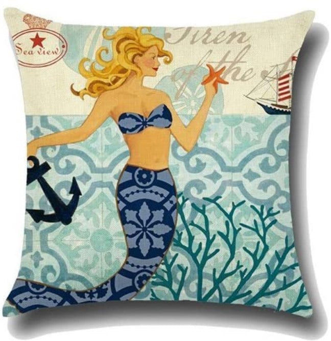 Mermaid Cushion Covers Greeting