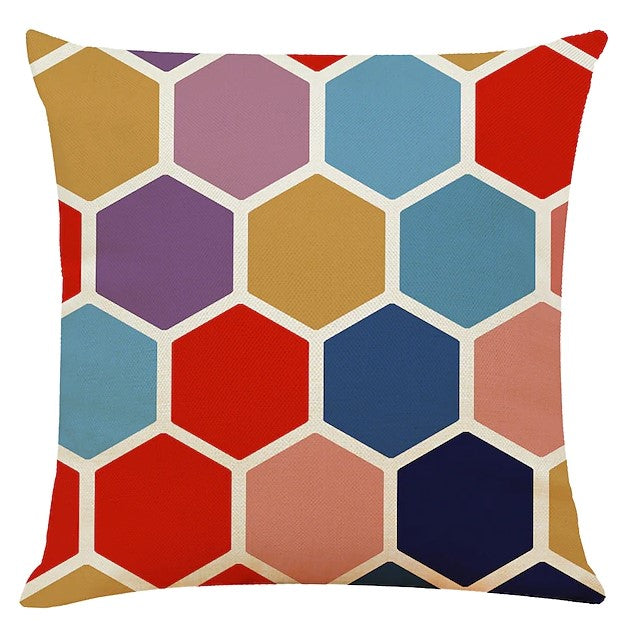 Picturesque Cushion Cover Honeycomb