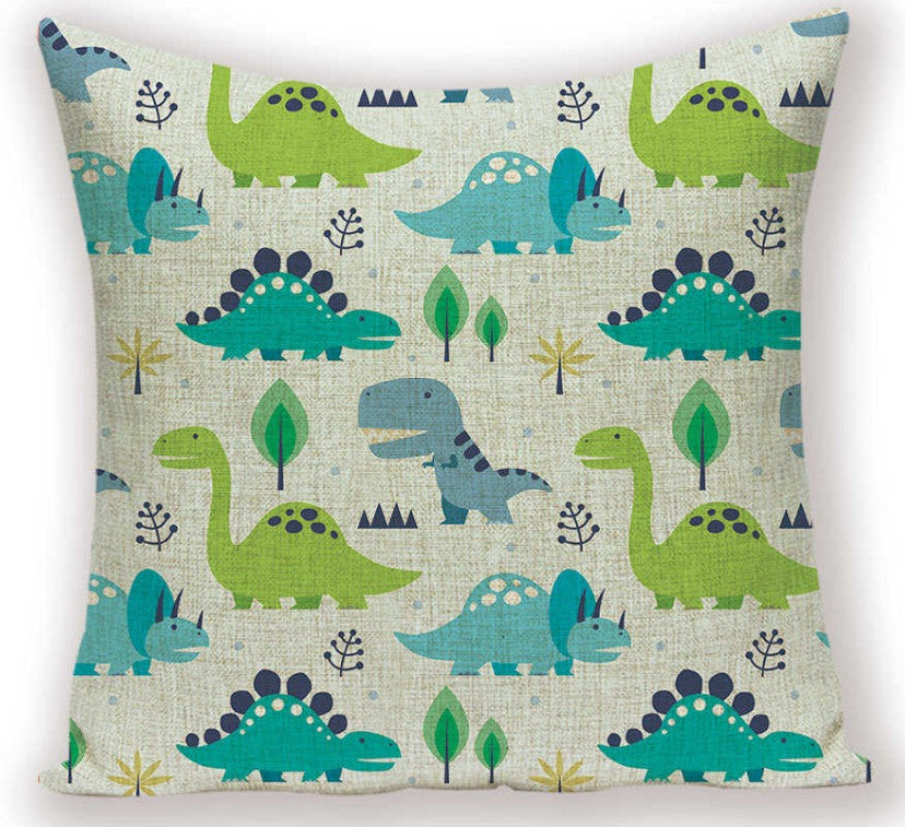 Dino Cushion Covers Reptiles