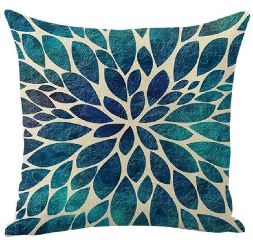 Cerulean Cushion Covers Spatter