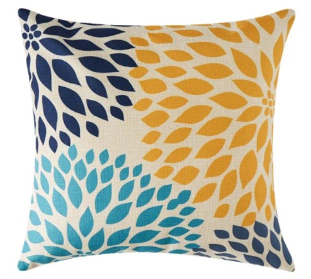 Golden Azure Cushion Covers Blast