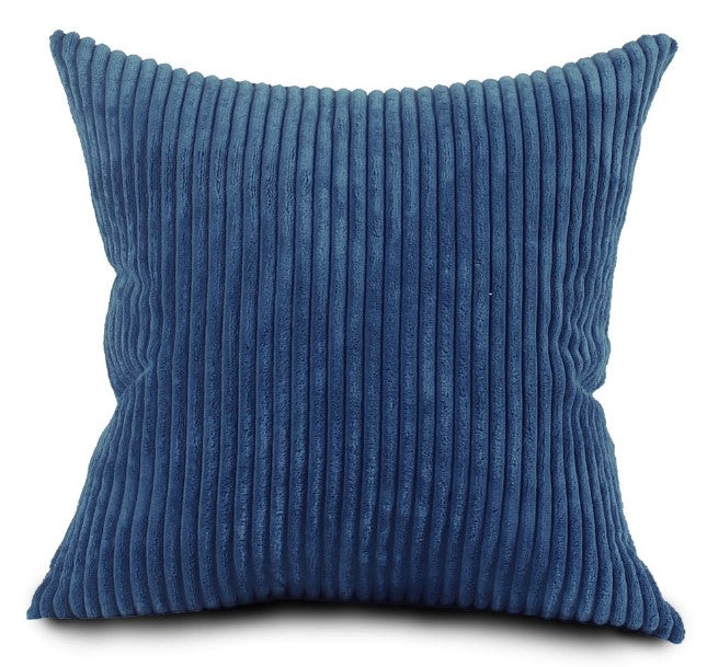 Corduroy Cushion Covers Blue
