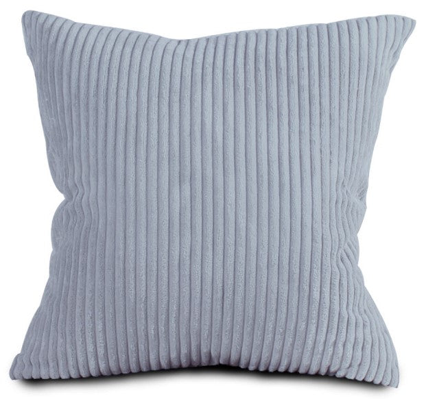 Corduroy Cushion Covers Gray