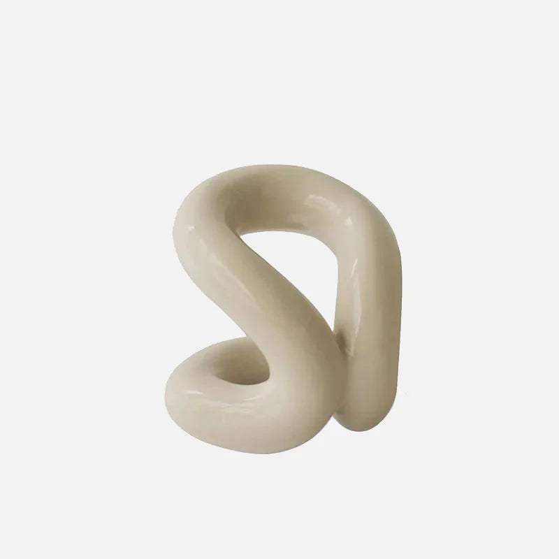 Sculpted Knot Ceramic Holder