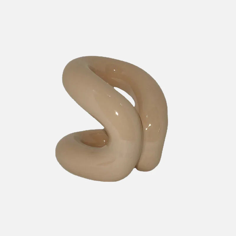 Sculpted Knot Ceramic Holder