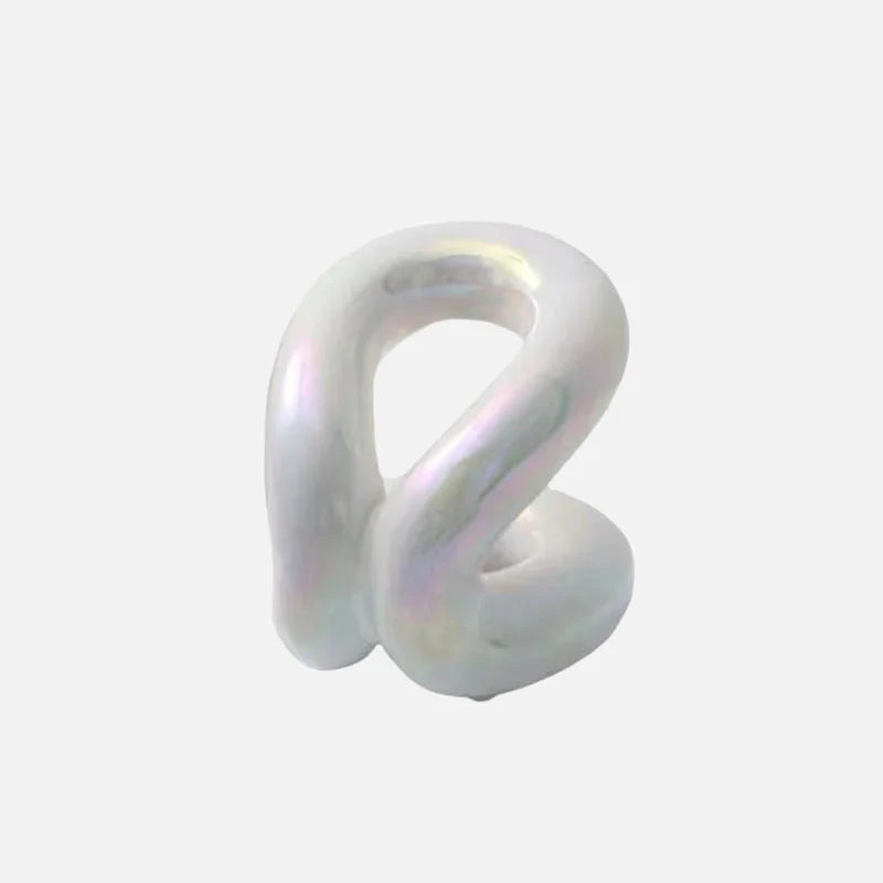 Sculpted Knot Ceramic Holder