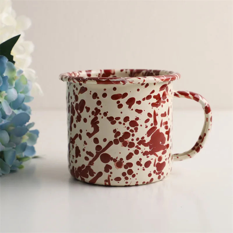 Homebound Enamel Mugs Wine Red