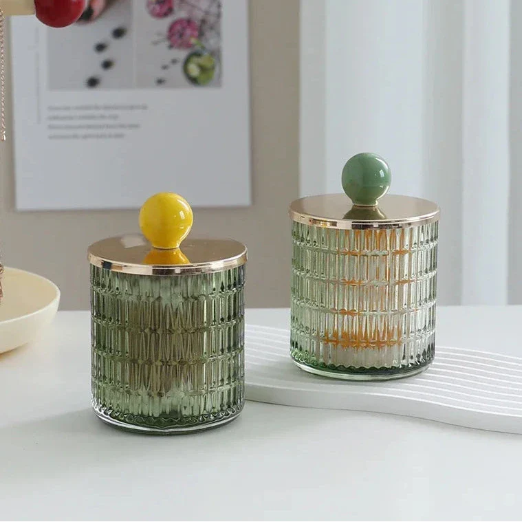 Vista Knob Glass Canisters