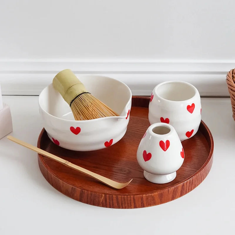 Sweetheart Matcha Ceramic Ritual Set
