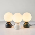 Arctic Stone Orb Lamp