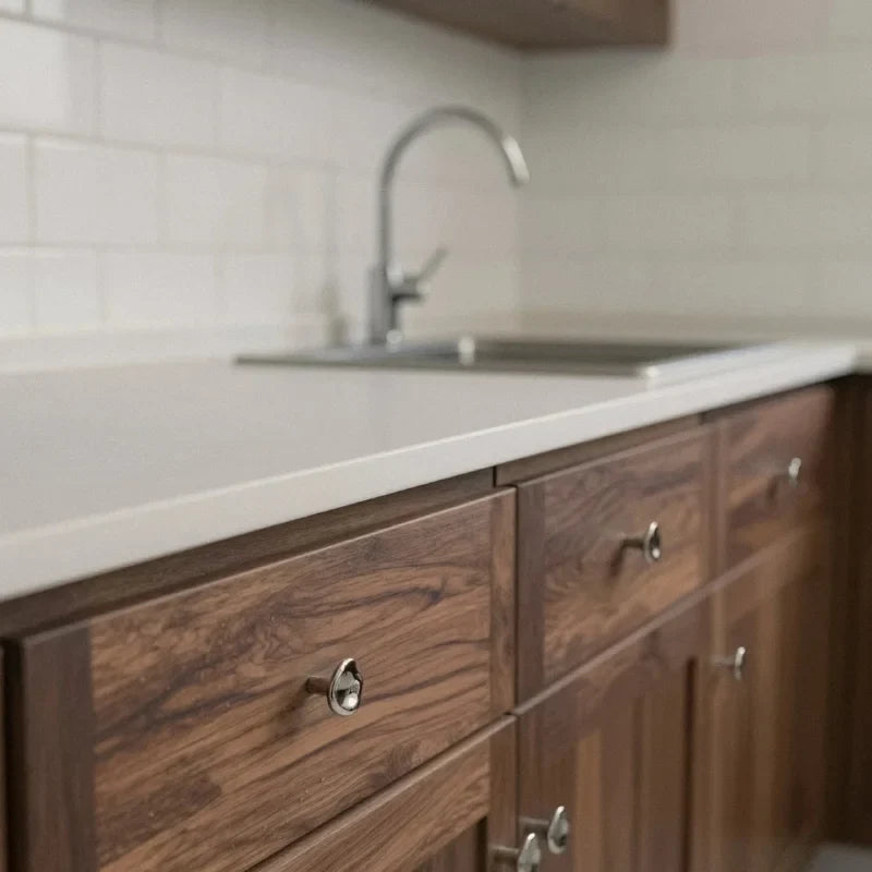 Chanterelle Brass Cabinet Knob