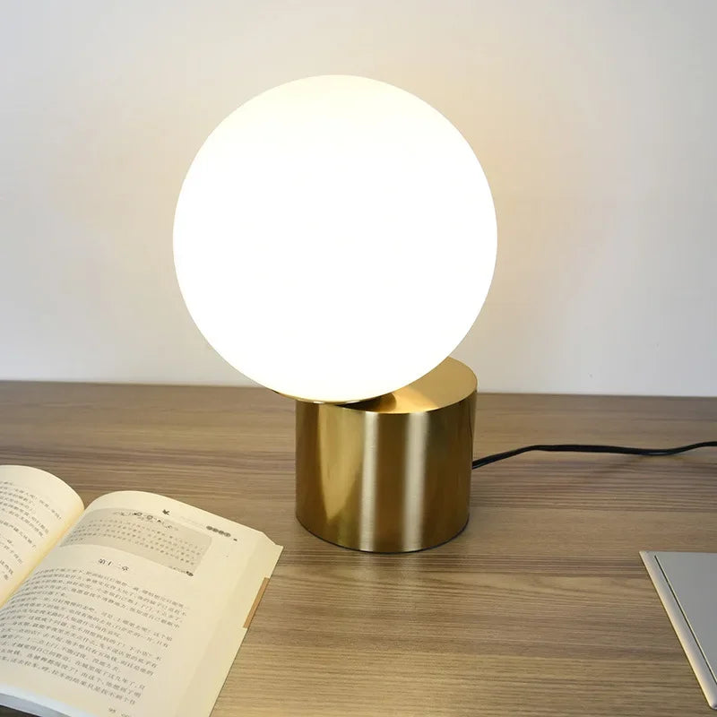 Tilted Globe Light