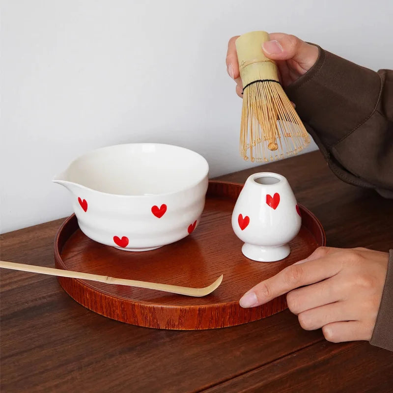 Sweetheart Matcha Ceramic Ritual Set