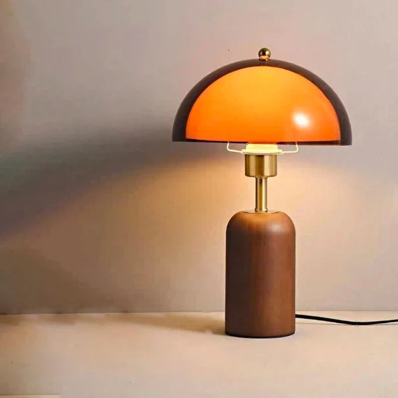 Amber Dome Table Lamp
