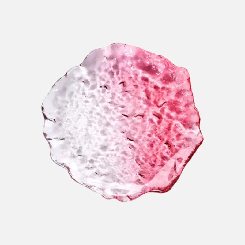 Zenith Glass Coaster Large Pink