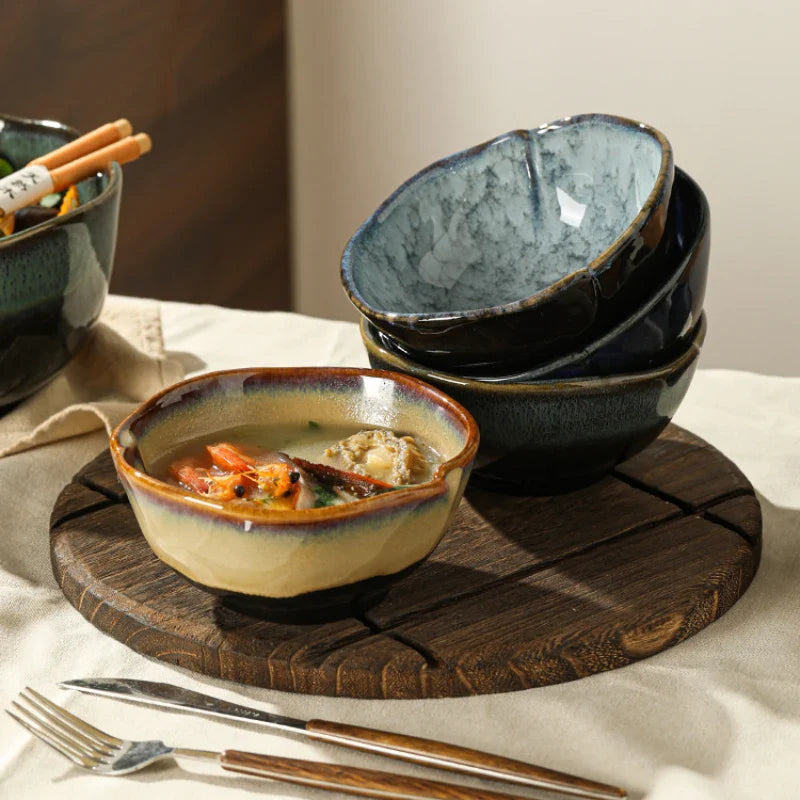 The Azure Earth Serving Bowls