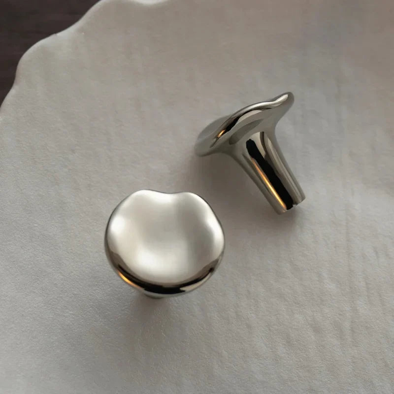 Chanterelle Brass Cabinet Knob