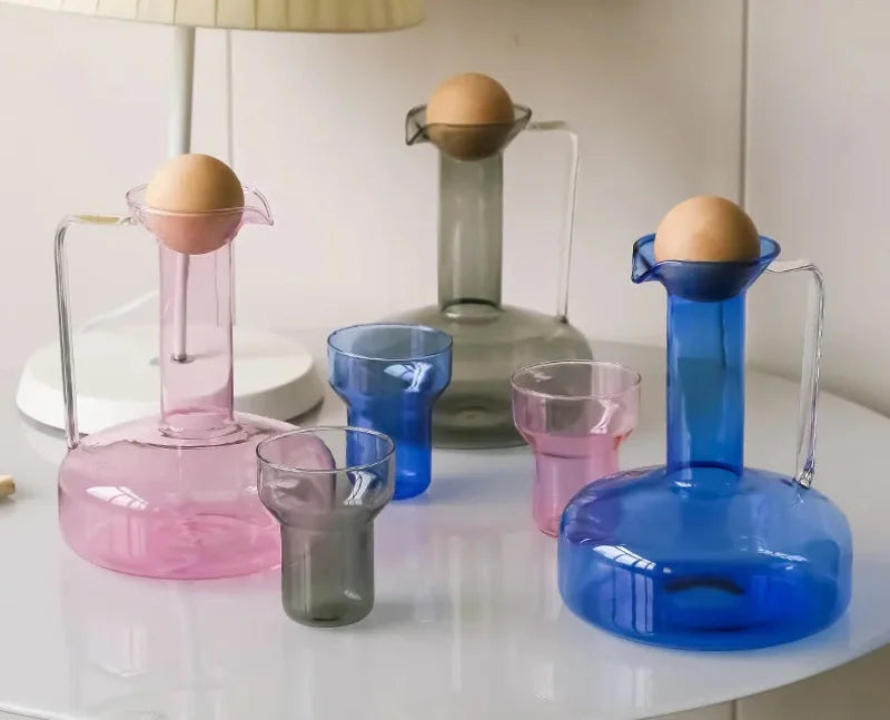 Bubble Spout Glass Kettle Set