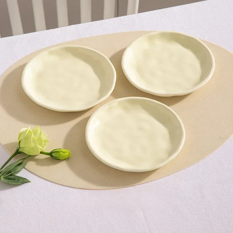 Luna Creme Pastel Dishes 3 pcs White Without rack