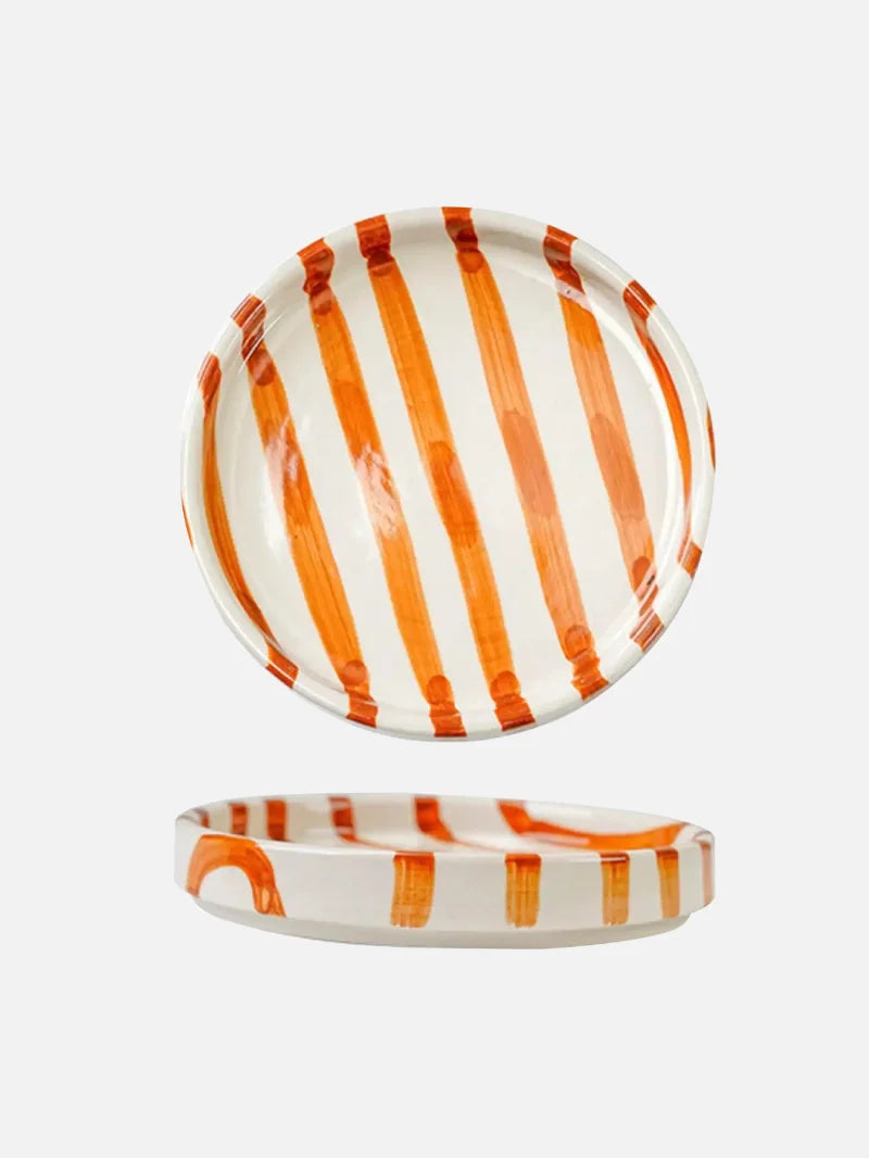 Atelier Stripe & Curve Plate