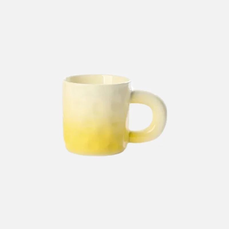 Cloud Bloom Gradient Mug Yellow