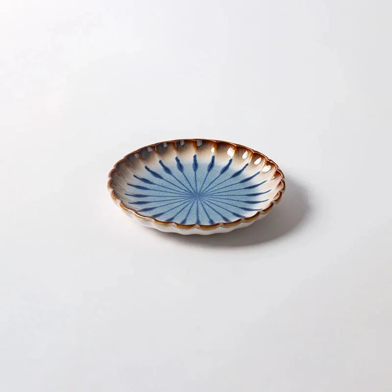 The Azure Petal Dinnerware Set Plate Small