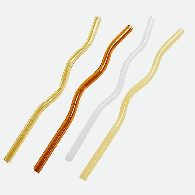 Sea Glass Straws Sunlight 4 Piece Set