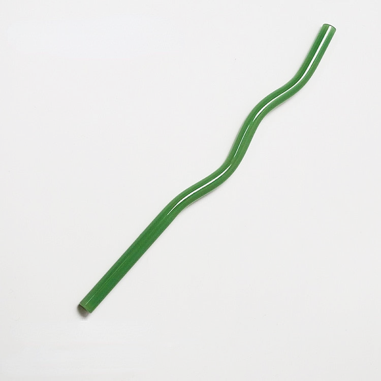 Sea Glass Straws Jade 1 Piece