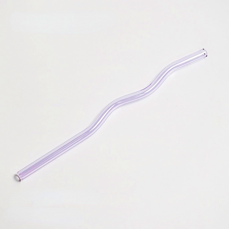 Sea Glass Straws Lilac Wave 1 Piece