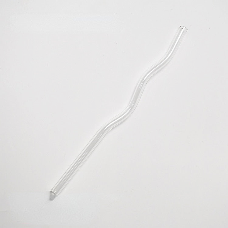 Sea Glass Straws Clear Wave 1 Piece