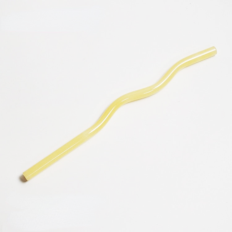 Sea Glass Straws Yellow 1 Piece