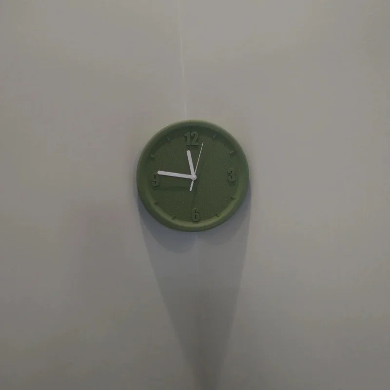 Axis Corner Wall Clock Green Inner Numbered