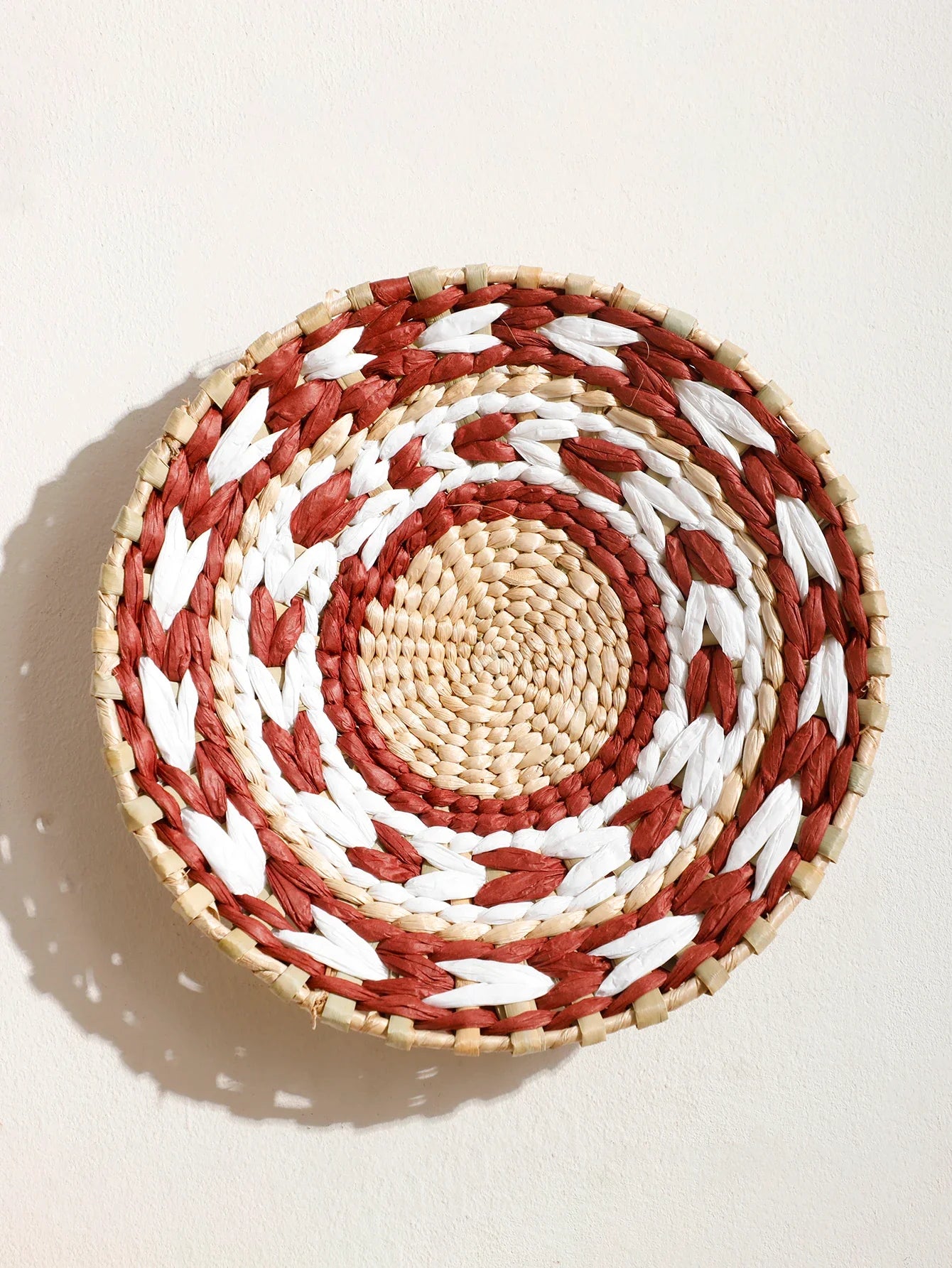 Boho Horizon Seagrass Wall Art Red Arrow