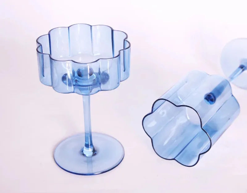 Wave Rim Glass Collection