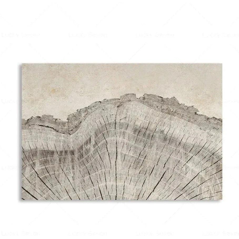 Tree Rings Abstract Canvas 9