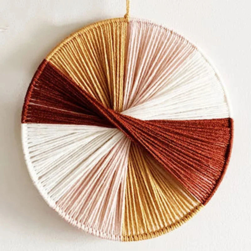 Thread Bloom Wall Art Brown