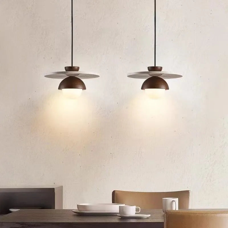 Aster Walnut Pendant Lamp
