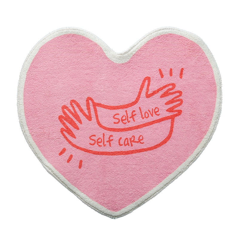 Aesthetic Heart Rug Self Love