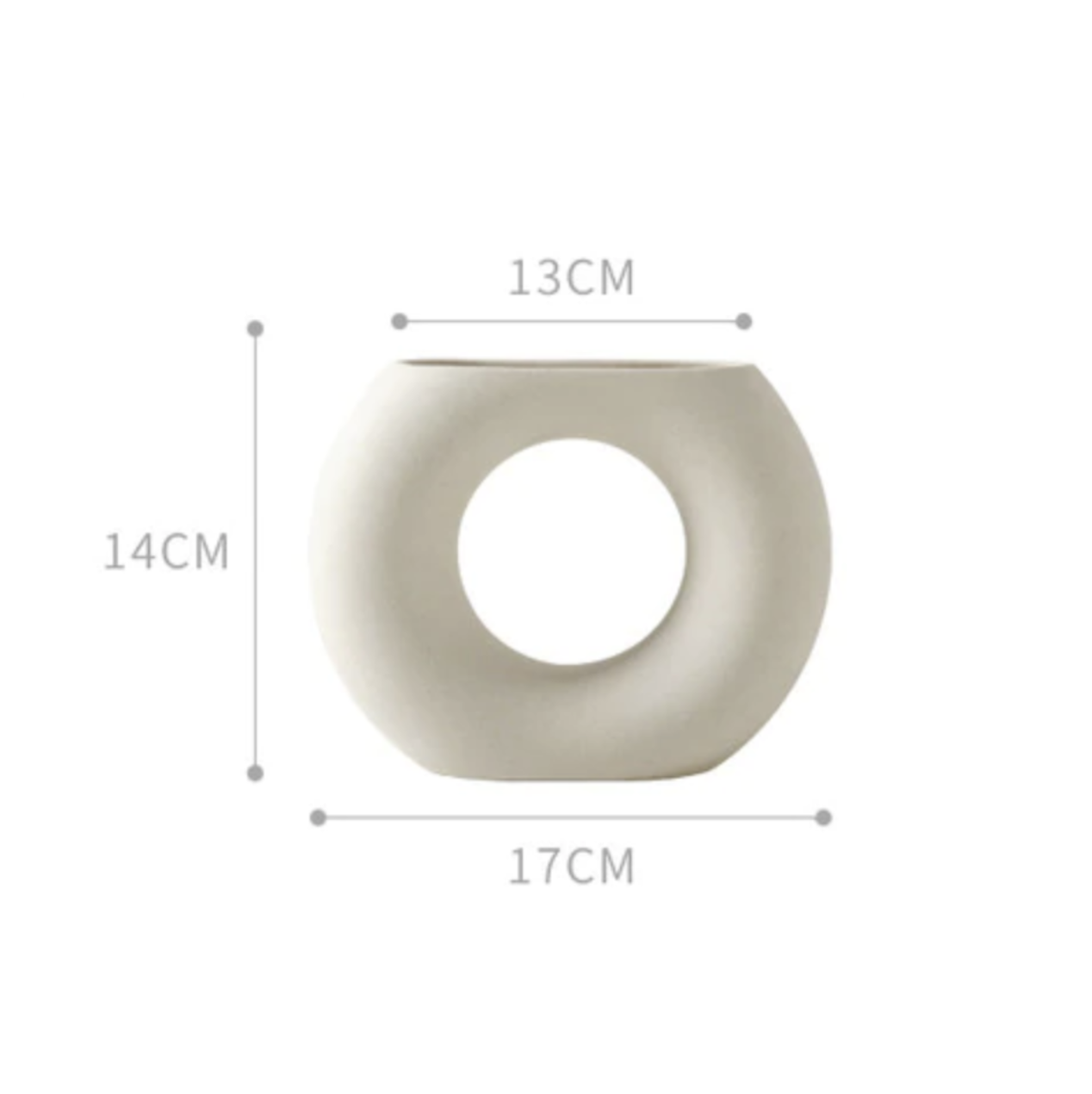 Serenity Ceramic Bud Vases & Accents Crescent Moon