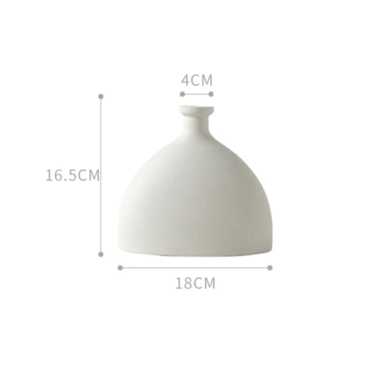 Serenity Ceramic Bud Vases & Accents Wide Bottle