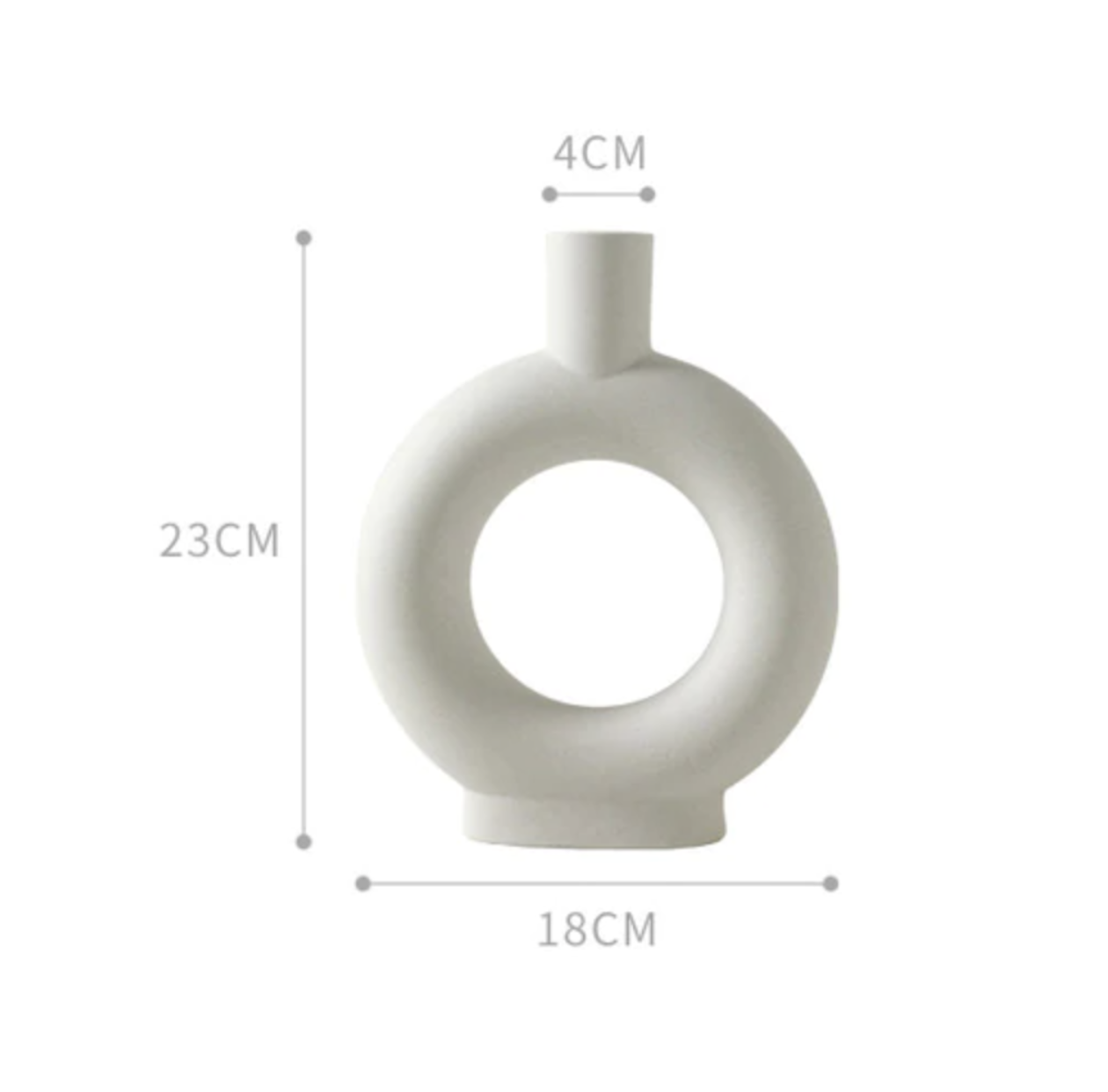 Serenity Ceramic Bud Vases & Accents Full Moon