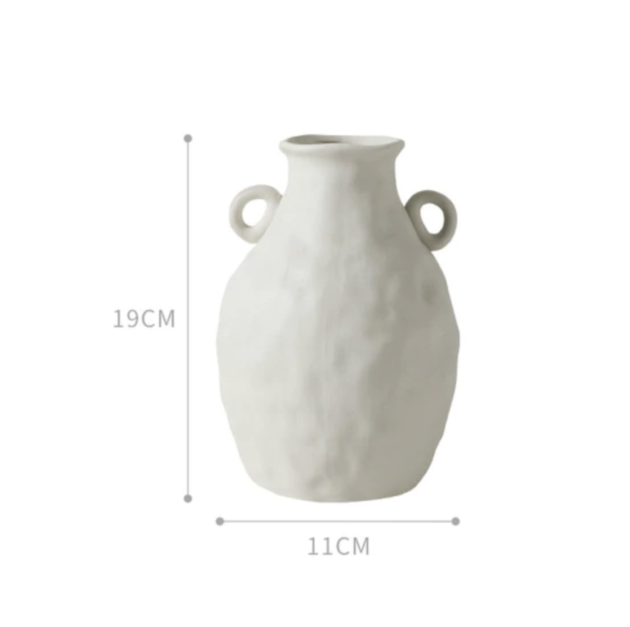 Serenity Ceramic Bud Vases & Accents Textured Jug