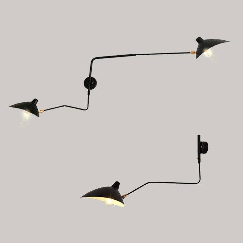 Serge Duckbill Wall Lamp with Swing Arms - Final Sale