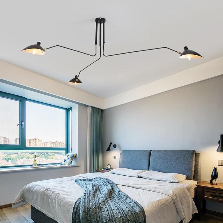 Serge Rotating Arm Ceiling Light