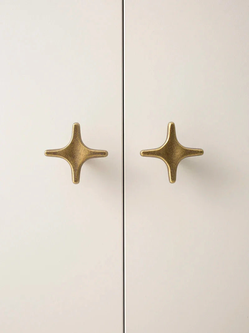 The Crossbeam Brass Knobs