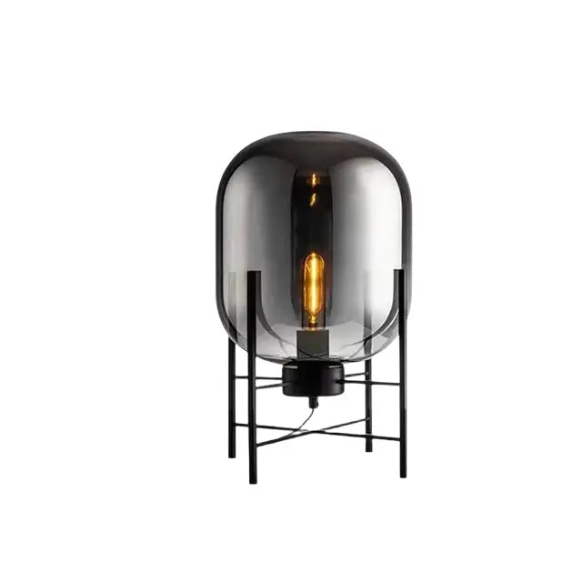 Pulpo Glass Table and Floor Lamp Smoke Small Table Lamp